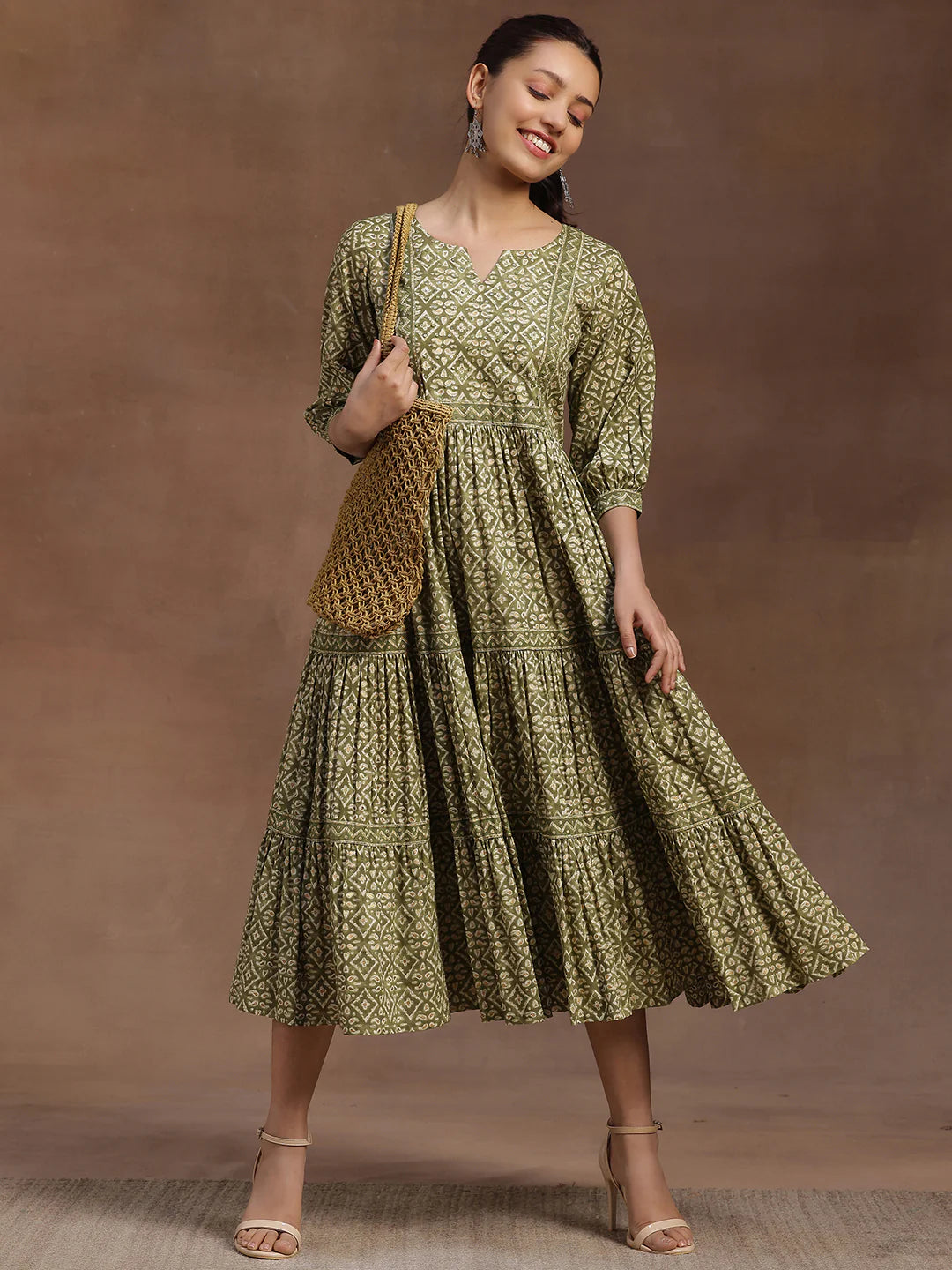 Elegant Floral Maxi Dress for Women