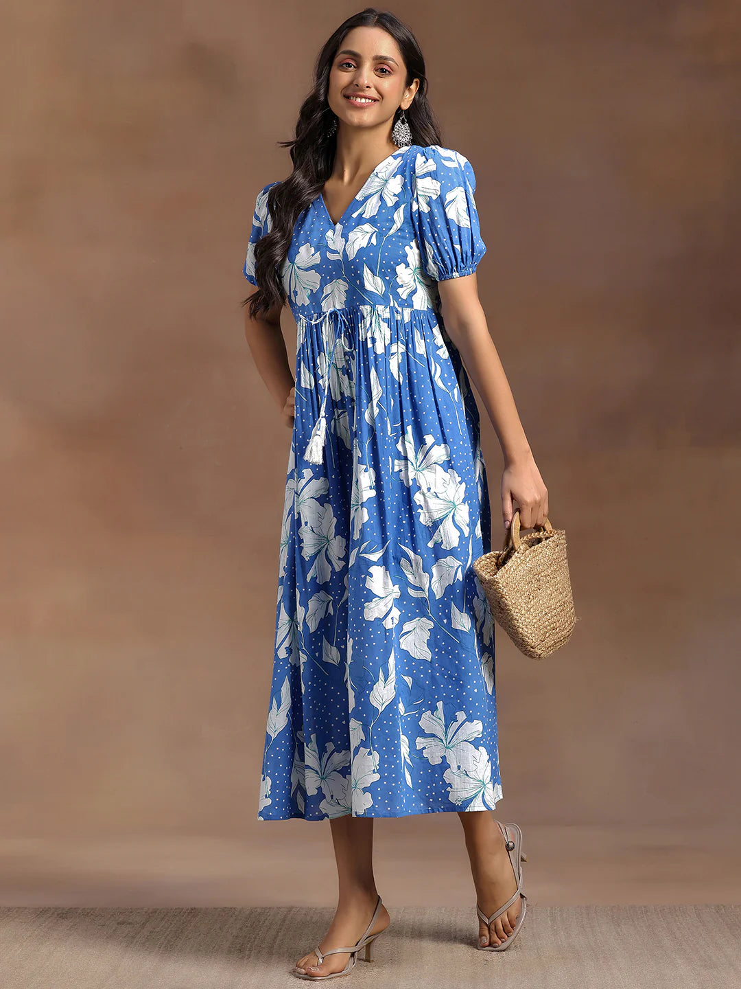 Elegant Floral Maxi Dress for Women