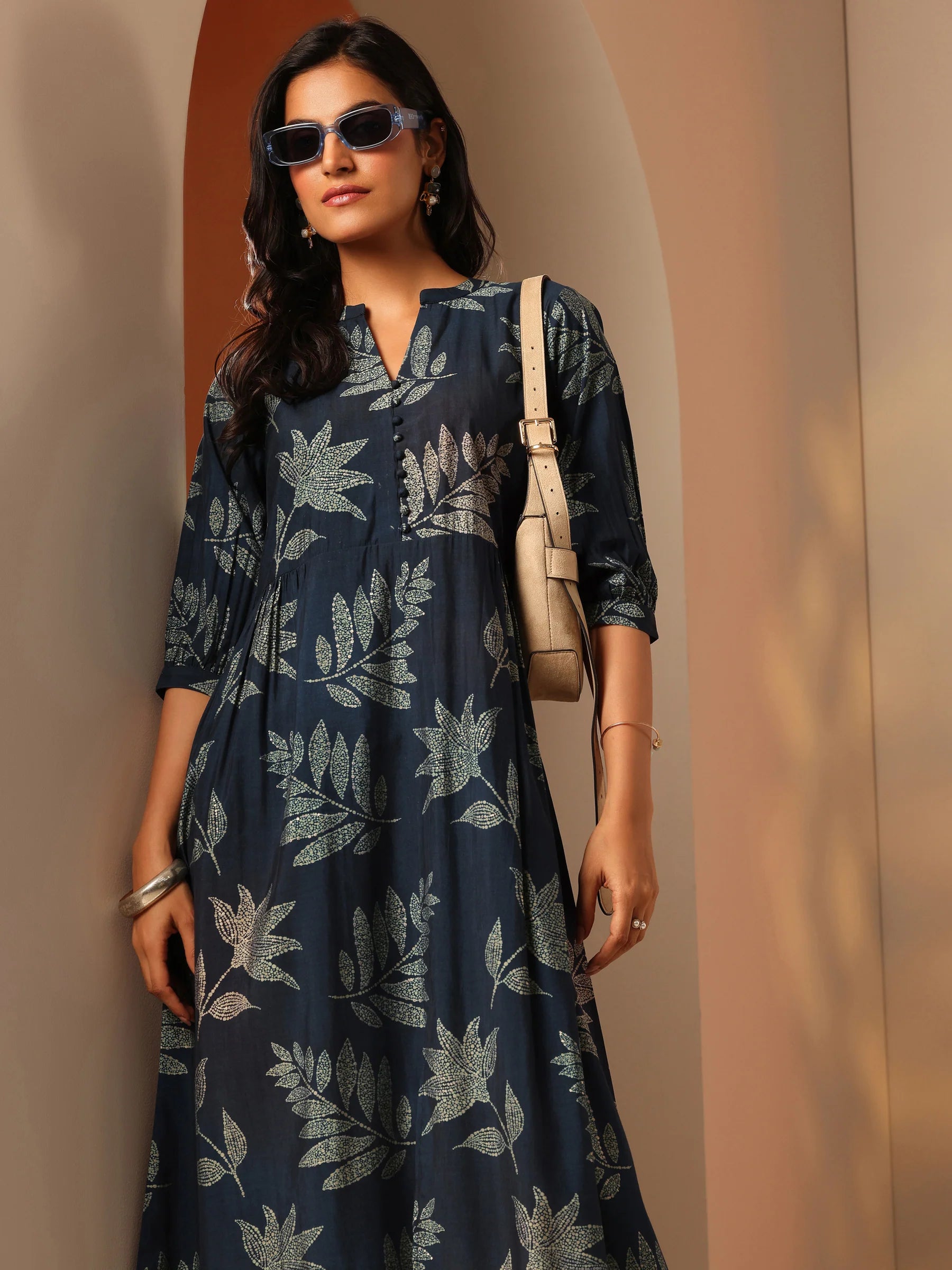 Elegant Floral Maxi Dress for Women