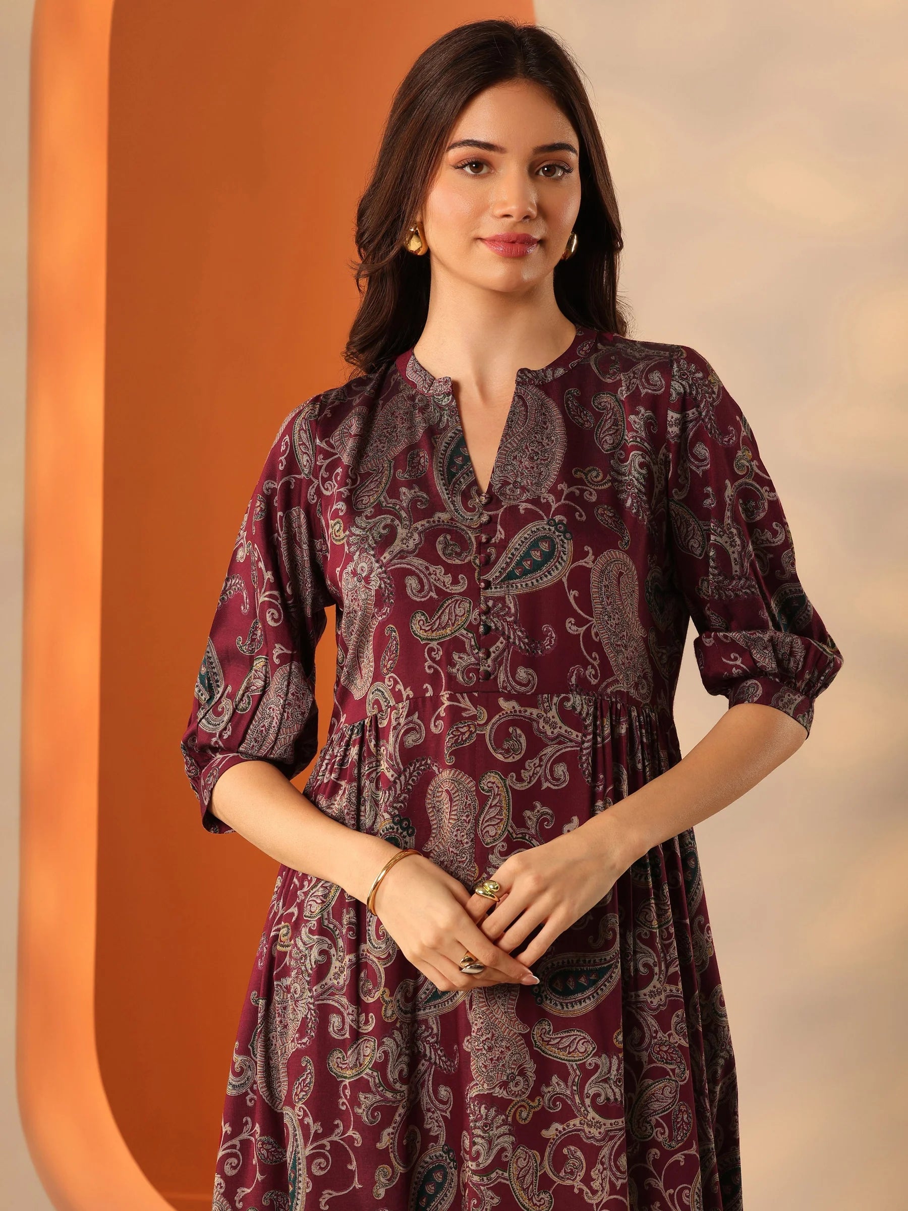 Elegant Floral Maxi Dress for Women