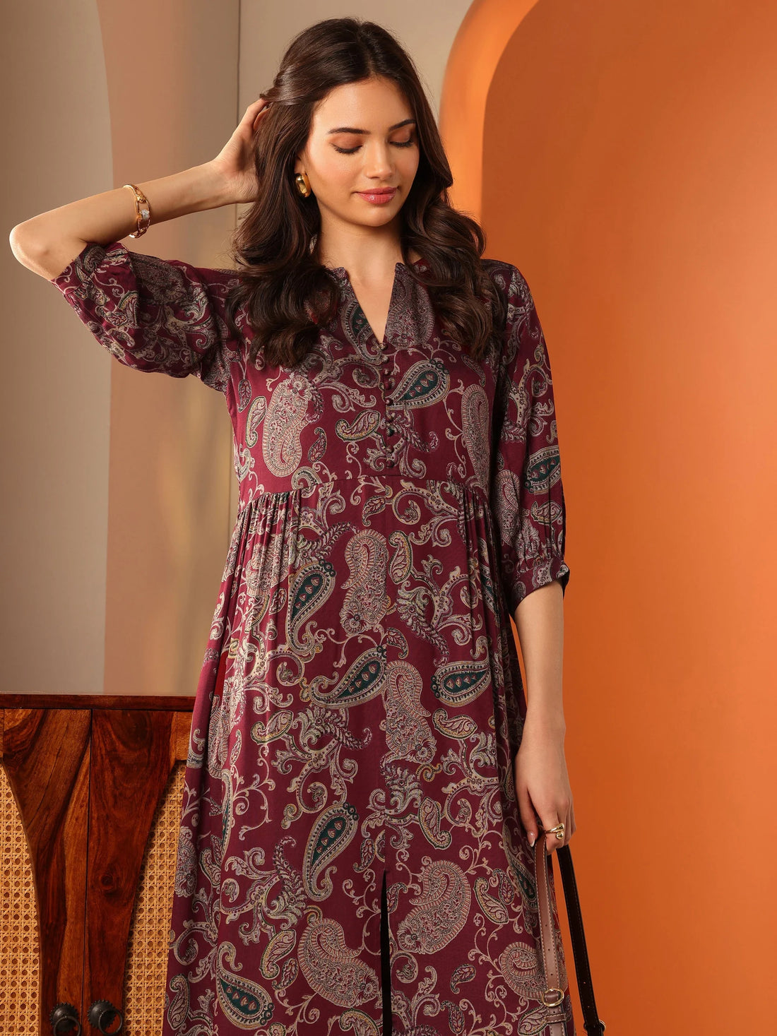 Elegant Floral Maxi Dress for Women