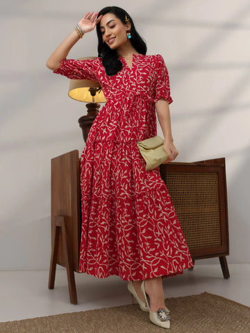 Elegant Floral Maxi Dress for Women