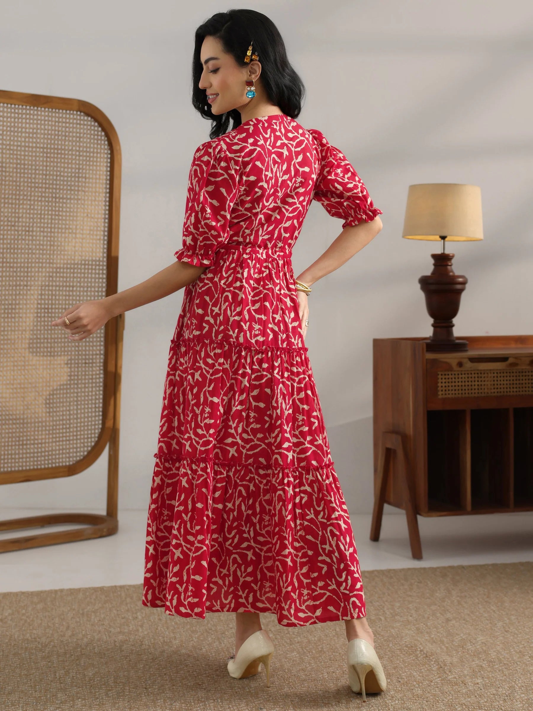Elegant Floral Maxi Dress for Women