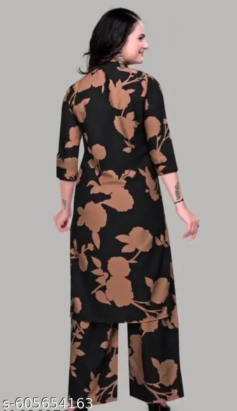Elegant Floral Maxi Cordset for Women
