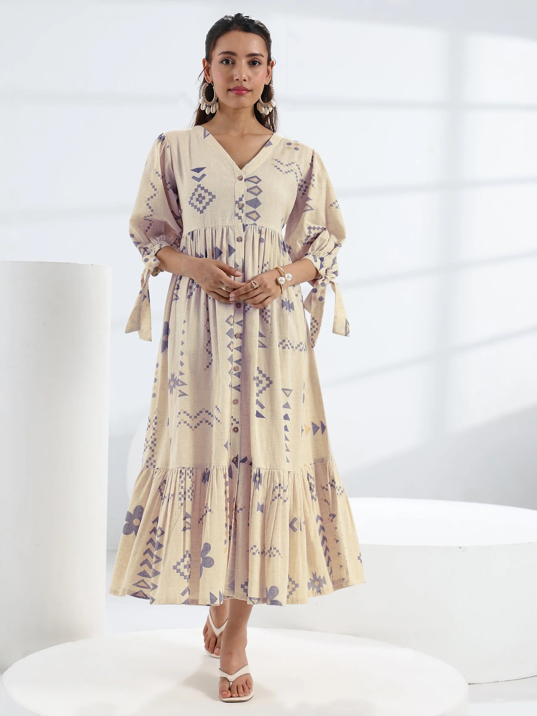 Elegant Floral Maxi Dress for Women