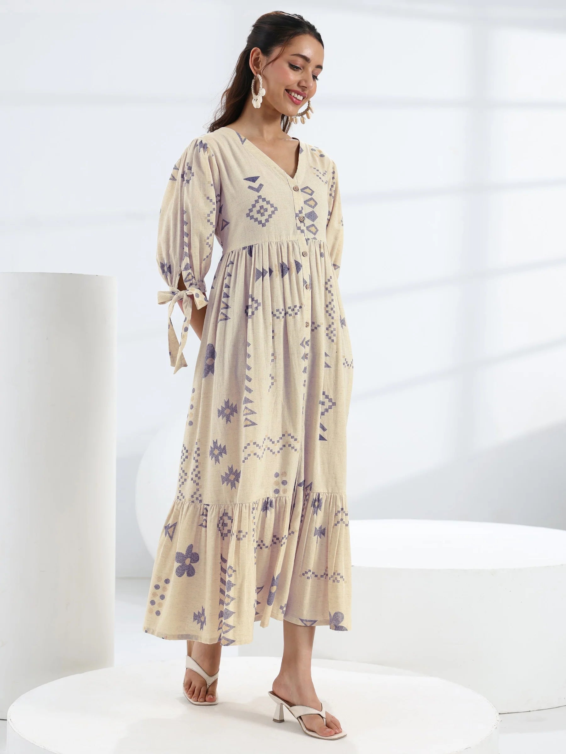 Elegant Floral Maxi Dress for Women