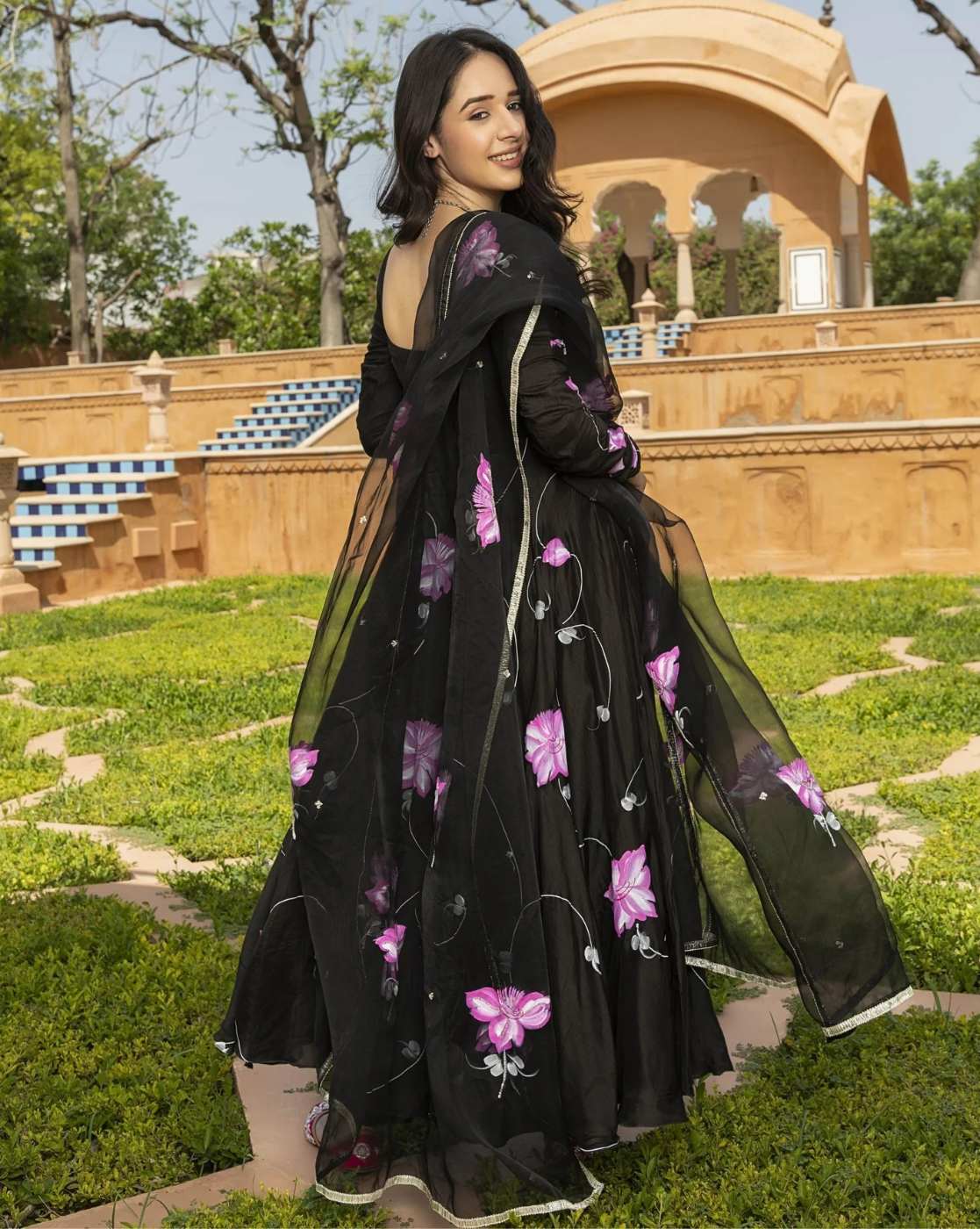 Elegant Floral Maxi Dress for Women