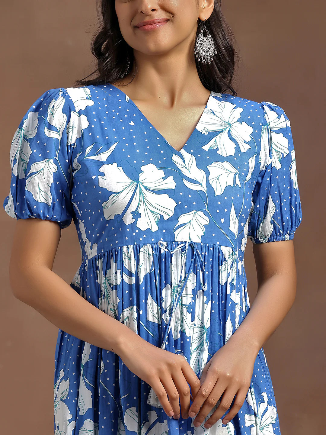 Elegant Floral Maxi Dress for Women