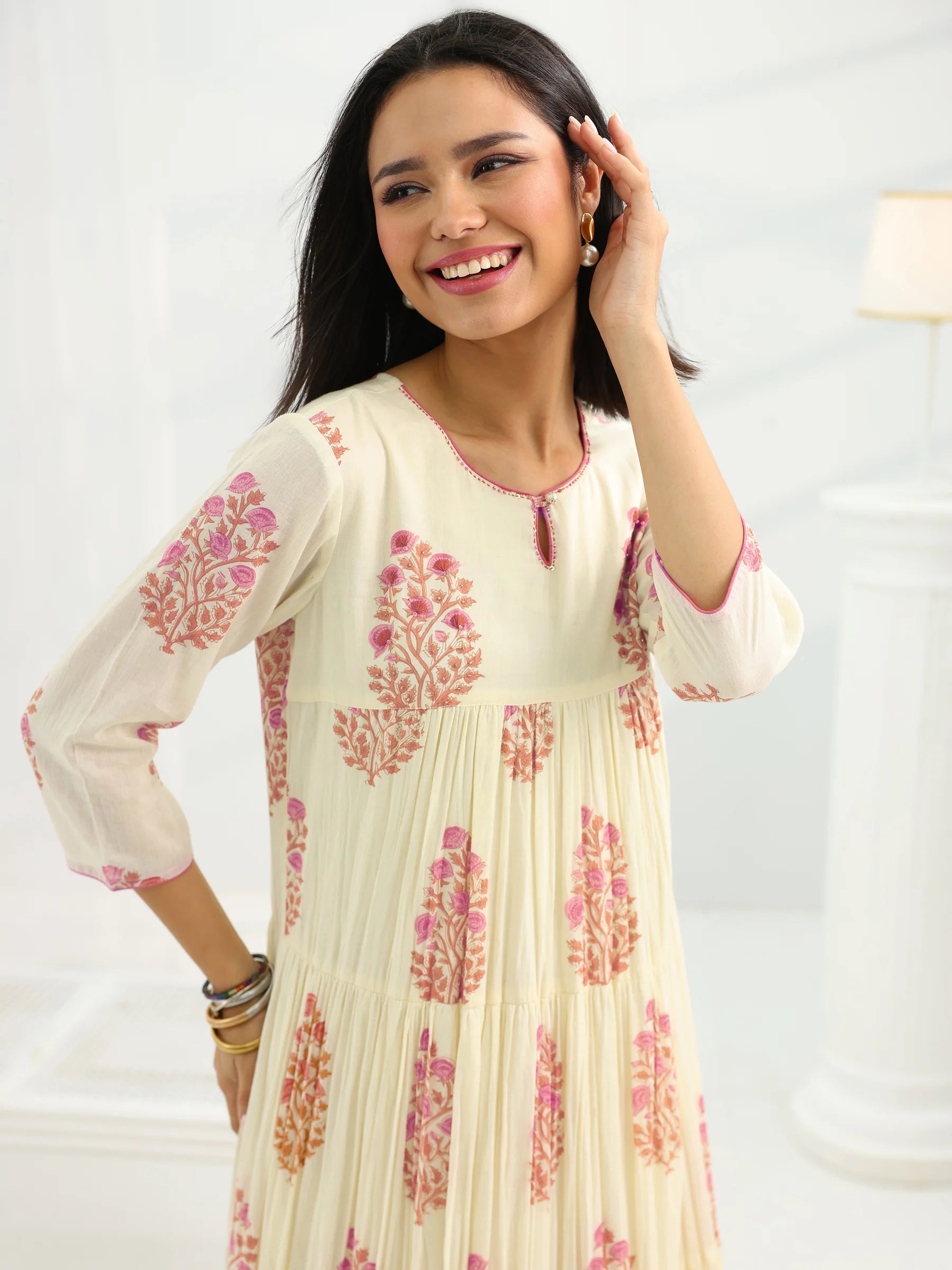 Elegant Floral Maxi Dress for Women