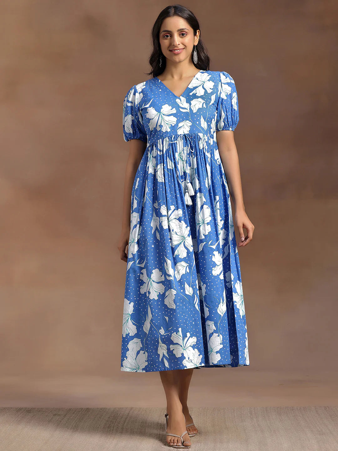 Elegant Floral Maxi Dress for Women