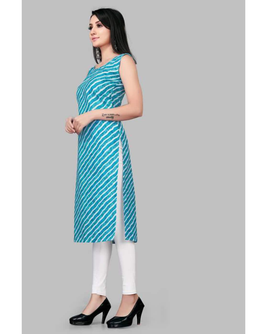 Elegant Floral Maxi Kurti for Women