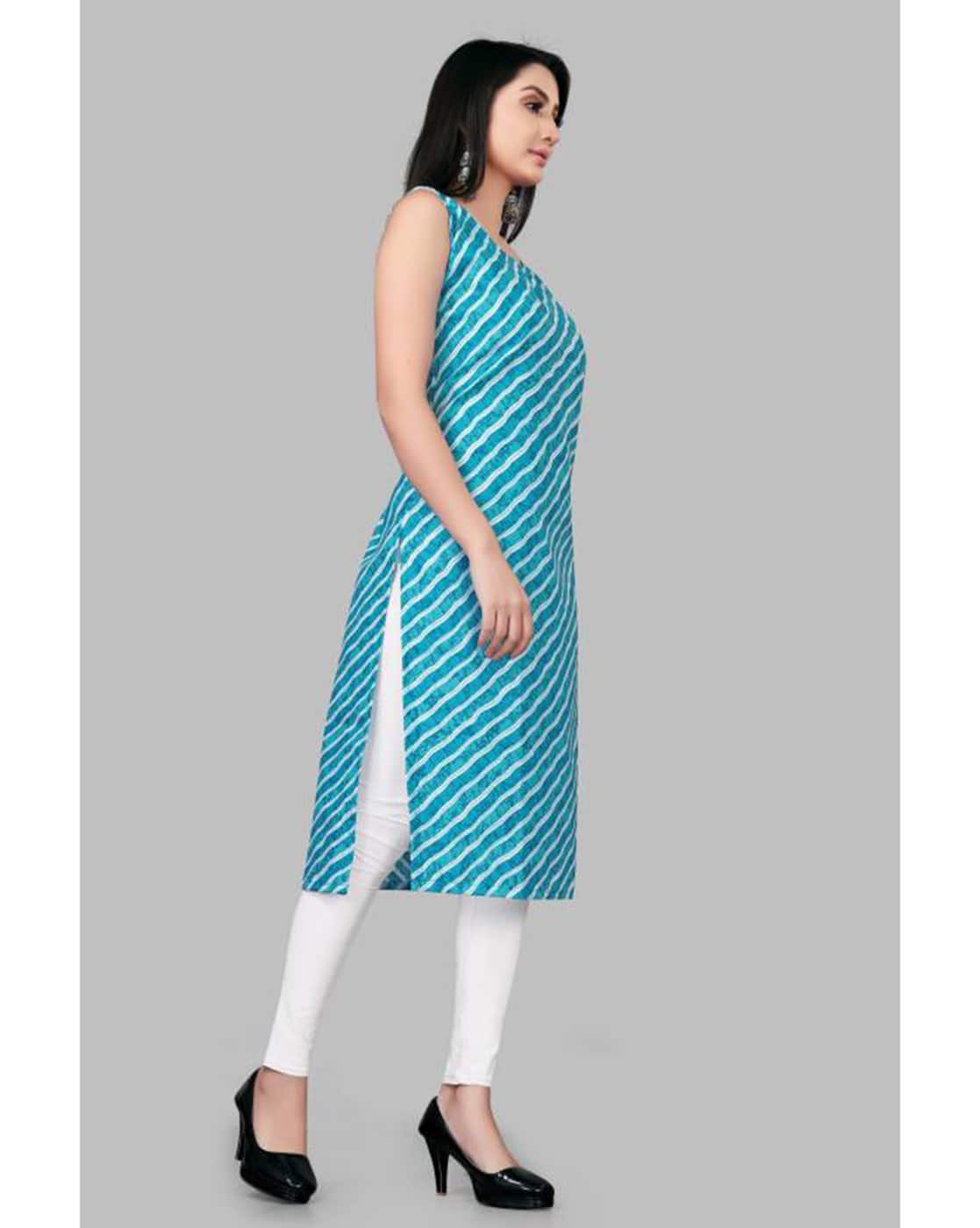 Elegant Floral Maxi Kurti for Women