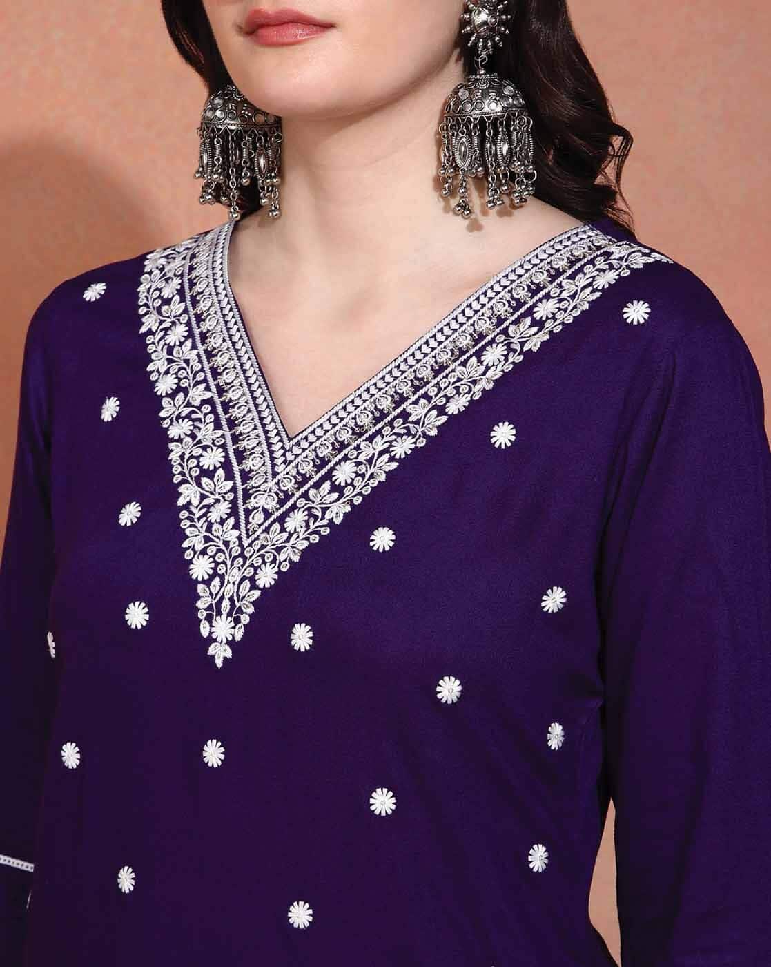 Elegant Floral Maxi Kurti for Women