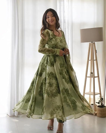 Elegant Floral Maxi gown for Women