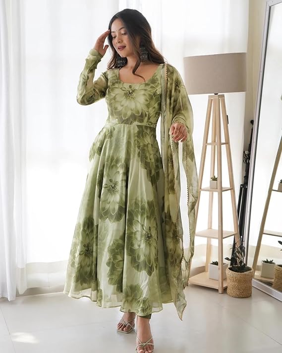 Elegant Floral Maxi gown for Women