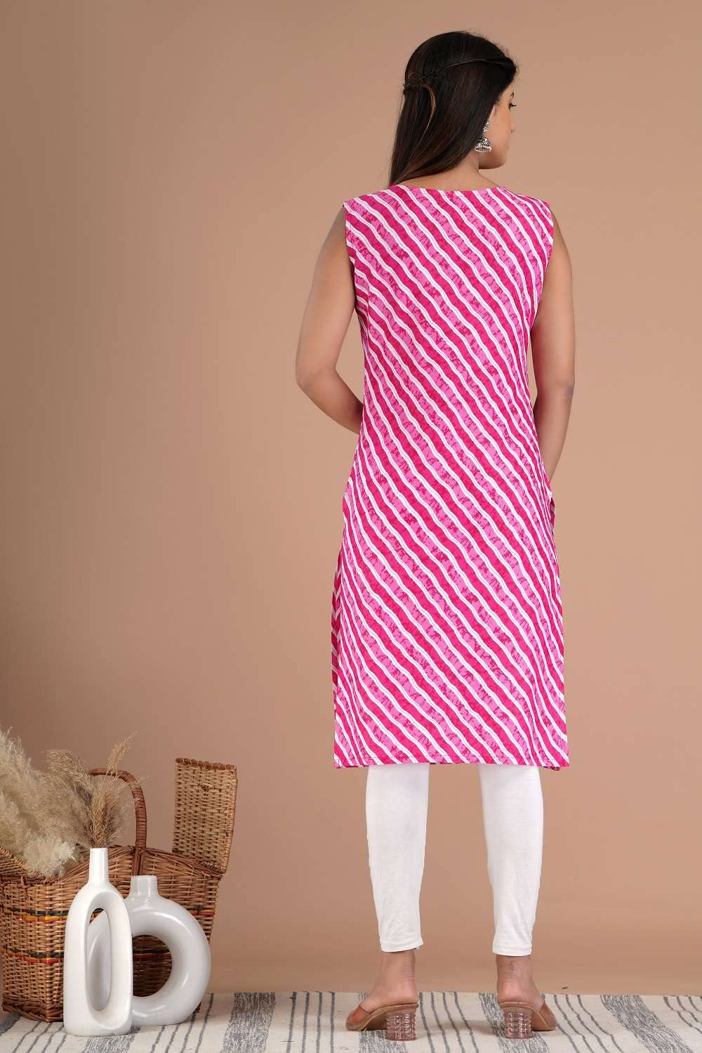Elegant Floral Maxi Kurti for Women
