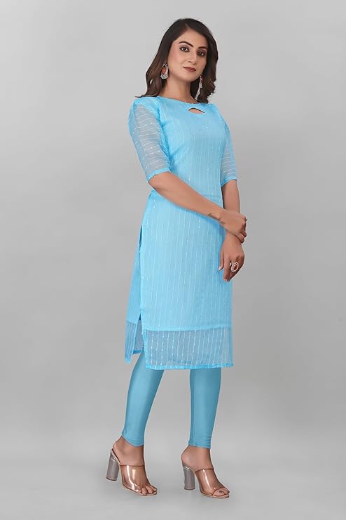 Elegant Floral Maxi Kurti for Women