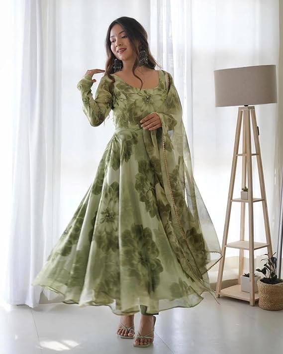 Elegant Floral Maxi gown for Women