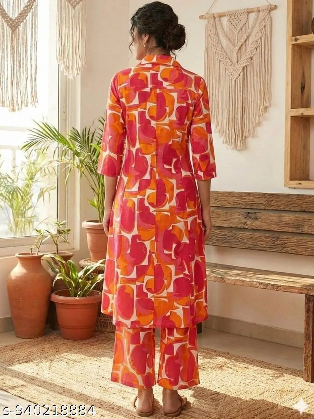 Elegant Floral Maxi Cordset for Women