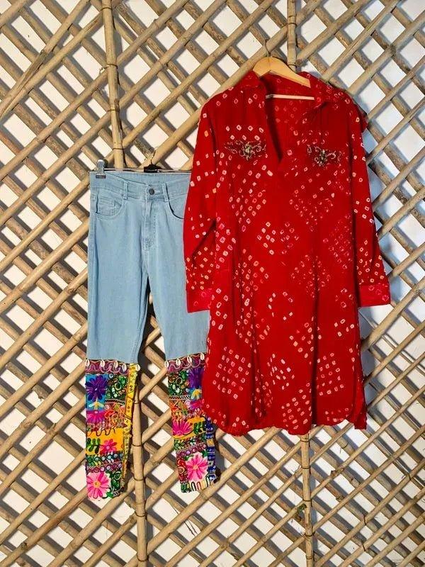 Elegant Floral Maxi Kurti for Women
