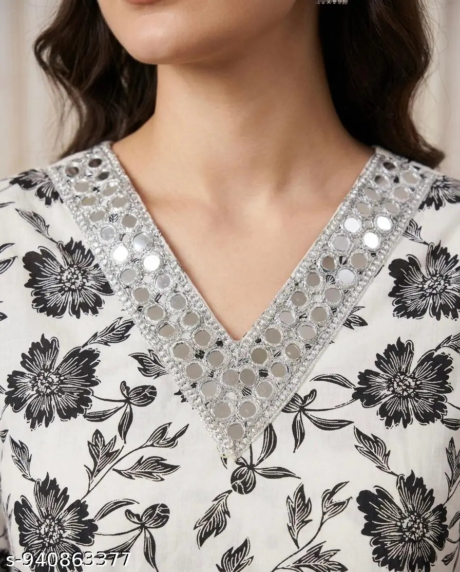 Elegant Floral Maxi Cordset for Women