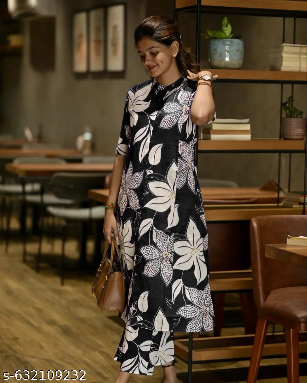 Elegant Floral Maxi Cordset for Women