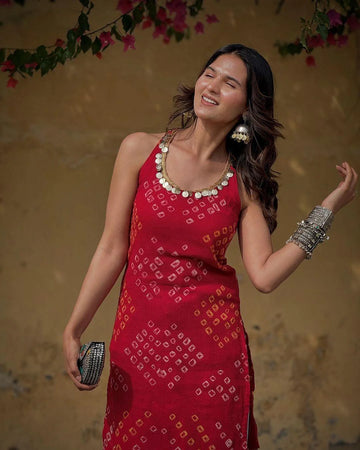 Elegant Floral Maxi Kurti for Women