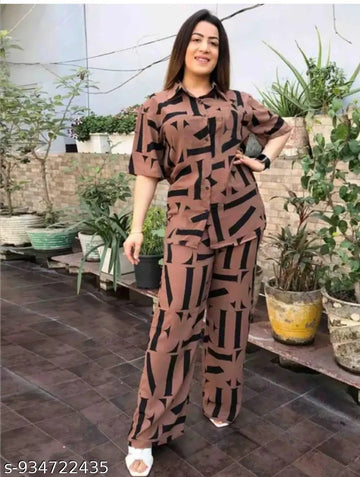 Elegant Floral Maxi Cordset for Women